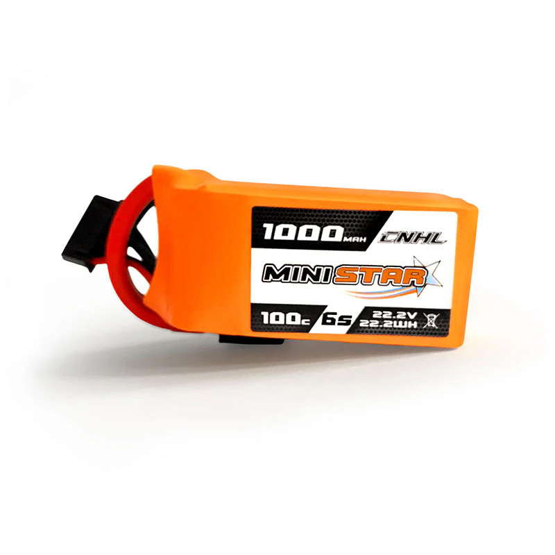 CNHL MiniStar 6S 1000 MAH 100C/200C LIPO XT60